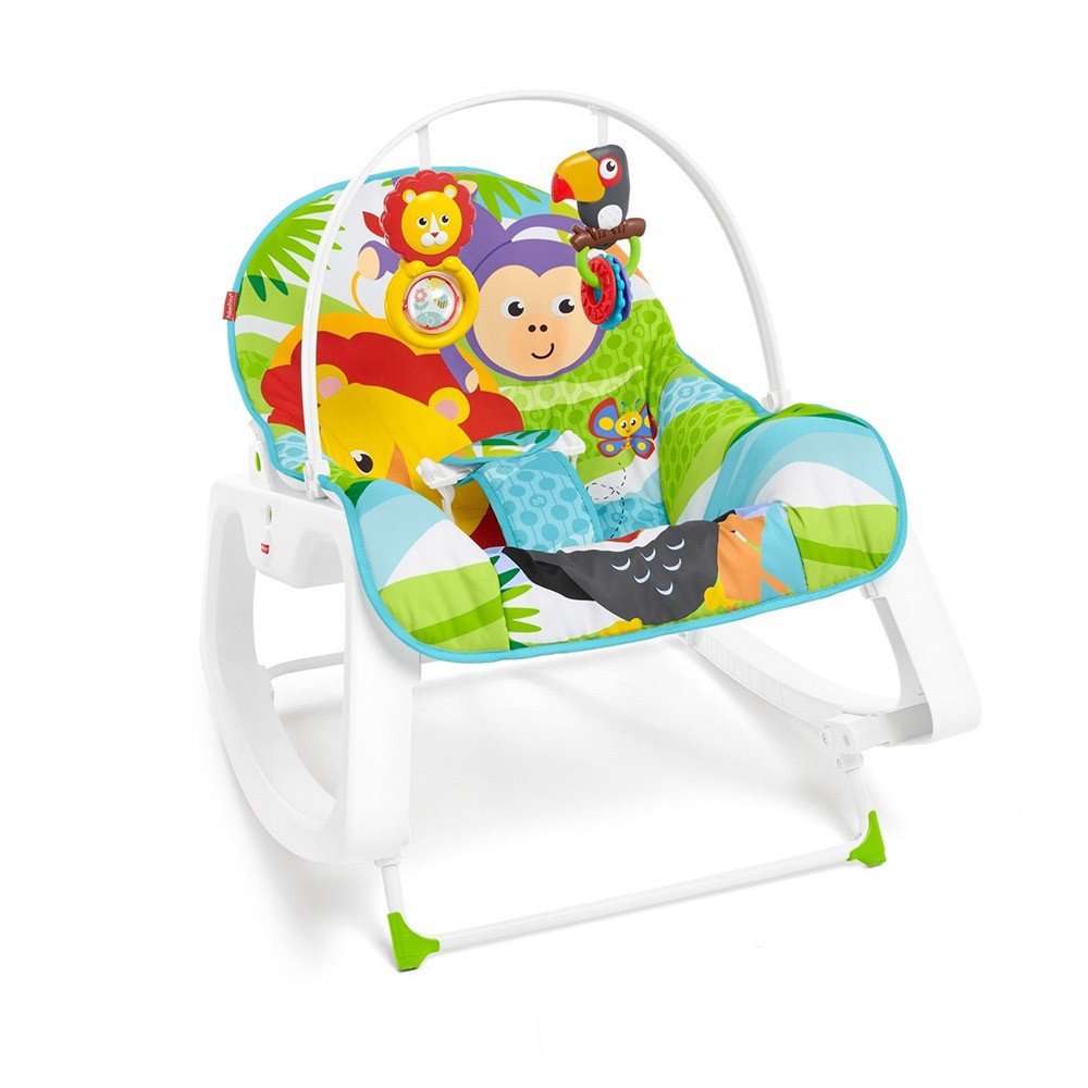 Cadeira de Descanso Macaquinho e Leão - Fisher Price